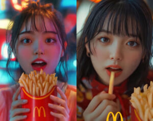 「食欲なくなる」「単純に不気味」賛否呼ぶマクドナルドのAI広告 反響に対する日本マクドナルド社の見解は？