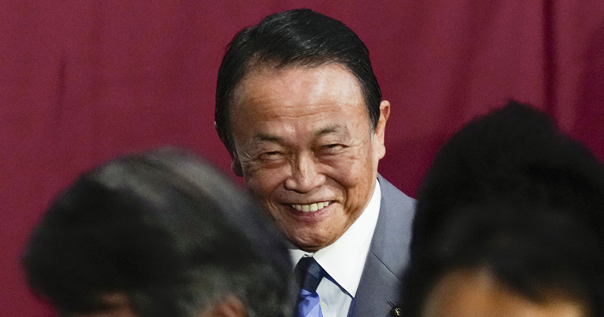 顔に出過ぎ」麻生太郎氏 高市氏勝利後に“満面の笑み”、昨年の石破首相