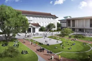 センスがない」「やめてほしい」東京国立博物館 名物の池を芝生エリア