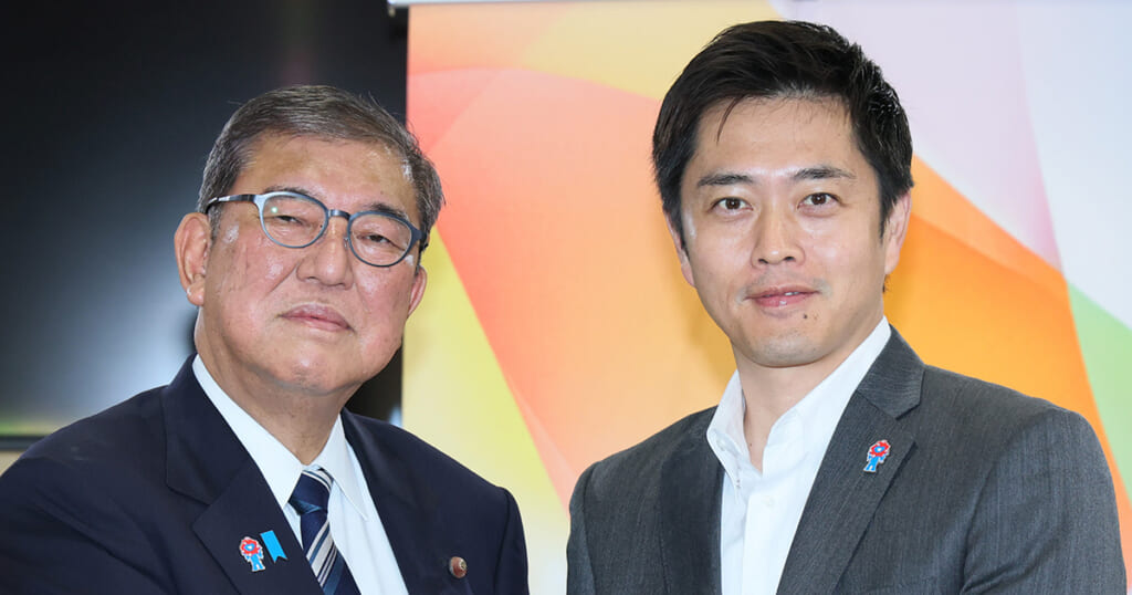 「すみません！新しいのを贈ります」吉村知事が陳謝　石破前首相の退任挨拶で送った“中古品”にネット驚き