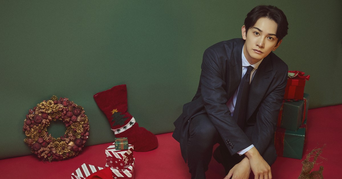 町田啓太　CLくじ　WチャンスA賞 町田啓太 CLくじ WチャンスA賞 町田啓太、シルバースーツで『GQ MEN OF