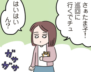 うちのゴミが晒されてる!?【怒りの毛玉戦士はむまる】VS.ゴミ漁りおばさん（1）