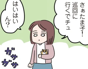 うちのゴミが晒されてる!?【怒りの毛玉戦士はむまる】VS.ゴミ漁りおばさん（1）