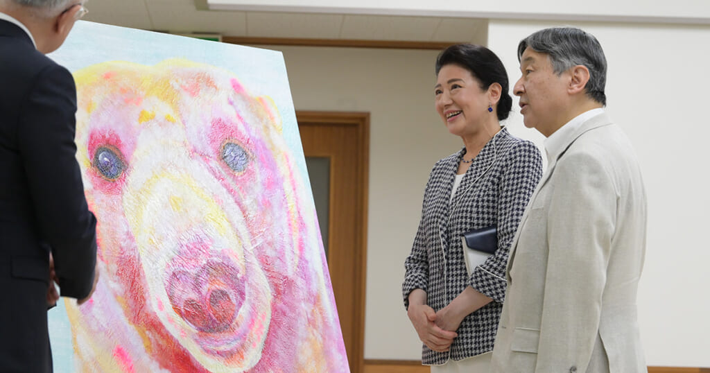 天皇皇后両陛下　愛媛で交流した画家が絵日記に描いた“感謝の似顔絵”