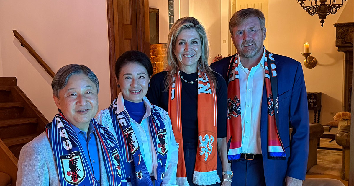 W杯日本人サポーターの“ある行い”が称賛を…天皇皇后両陛下のオランダご