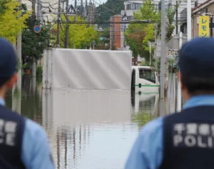 【千葉豪雨で水没被害】佐倉警察署がひざ下冠水…ハザードマップ“想定区域”の盲点